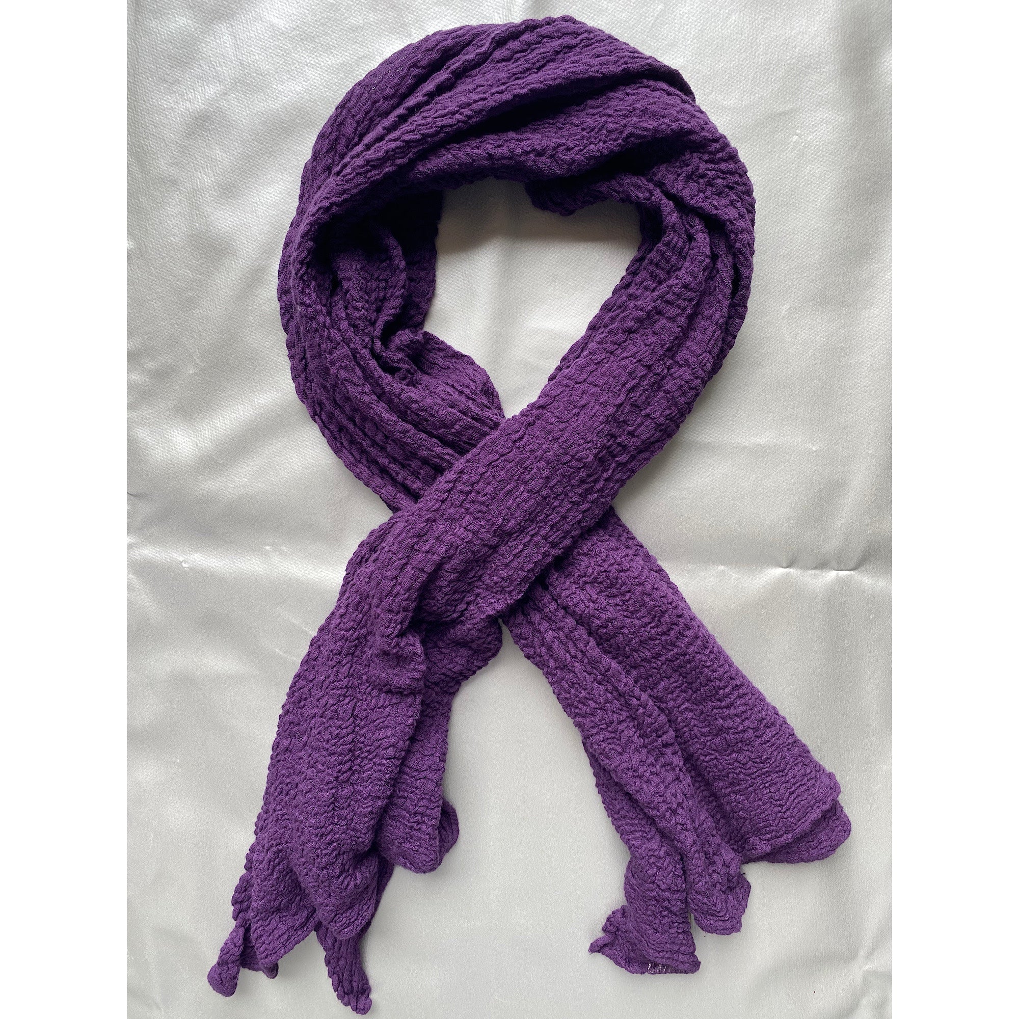 GABI SHASH headscarf Densa Purple | THE BEIGE STORE